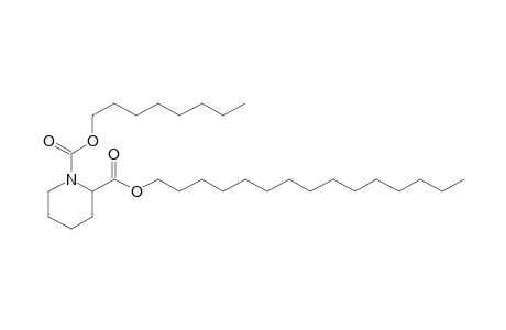 Pipecolic acid, N-octyloxycarbonyl-, pentadecyl ester