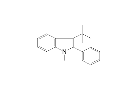 1H-Indole, 3-t-butyl-1-methyl-2-phenyl-