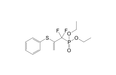 3,3-Difluoro-3-diethylphosphonyl-2-(phenylthio)propene