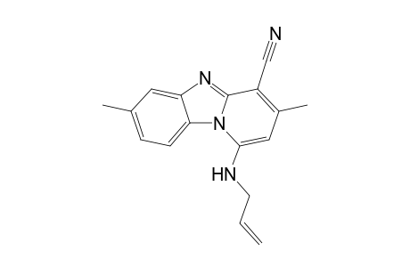 1-Allylamino-3,7-dimethylpyrido[1,2-a]benzimidazole-4-carbonitrile
