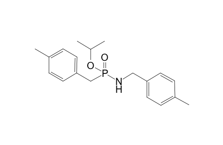 Phosphonamidic acid, N,P-bis[(4-methylphenyl)methyl]-, 1-methylethyl ester