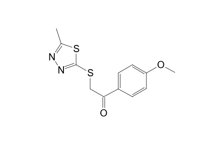 1-(4-Methoxyphenyl)-2-[(5-methyl-1,3,4-thiadiazol-2-yl)sulfanyl]ethanone