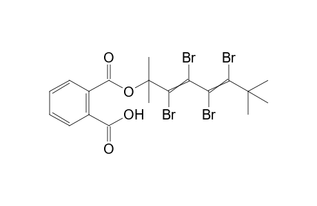 3,4,5,6-tetrabromo-2,7,7-trimethyl-3,5-octadien-2-ol, phthalate (1:1) (racemic)