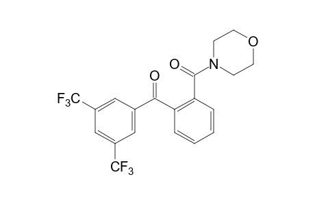 4-(o-[3,5-bis(trifluoromethyl)benzoyl]benzoyl}morpholine