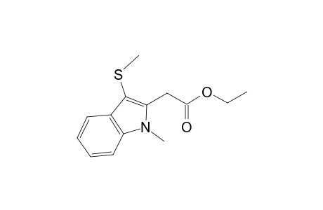 ethyl [1-methyl-3-(methylsulfanyl)-1H-indol-2-yl]acetate