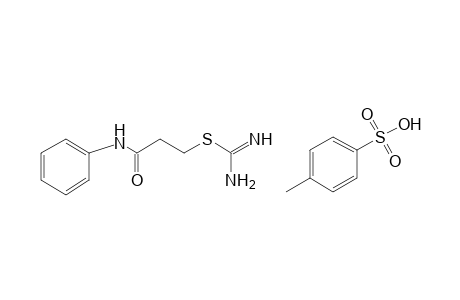 3-(amidinothio)propionanilide, p-toluenesulfonate