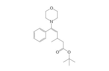 (E)-3-methyl-5-(4-morpholinyl)-5-phenyl-4-pentenoic acid tert-butyl ester