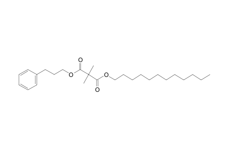 Dimethylmalonic acid, dodecyl 3-phenylpropyl ester