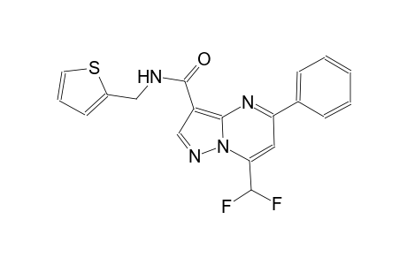 7-(difluoromethyl)-5-phenyl-N-(2-thienylmethyl)pyrazolo[1,5-a]pyrimidine-3-carboxamide