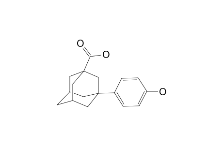 Tricyclo[3.3.1.1(3,7)]decane-1-carboxylic acid, 3-(4-hydroxyphenyl)-