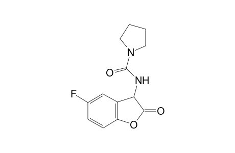 N-(5-Fluoro-2-oxo-2,3-dihydro-1-benzofuran-3-yl)pyrrolidine-1-carboxamide