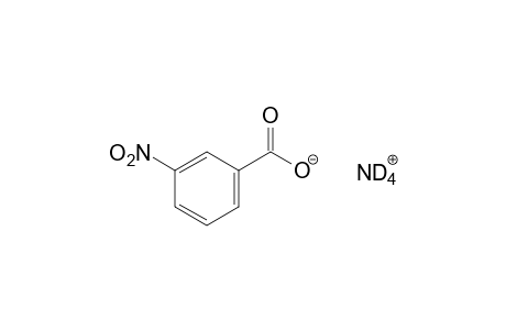 m-nitrobenzoic acid, ammonium salt