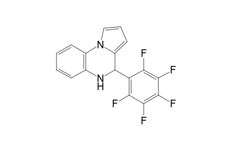 4,5-DIHYDRO-4-(PENTAFLUOROPHENYL)-PYRROLO-[1,2-A]-QUINOXALINE