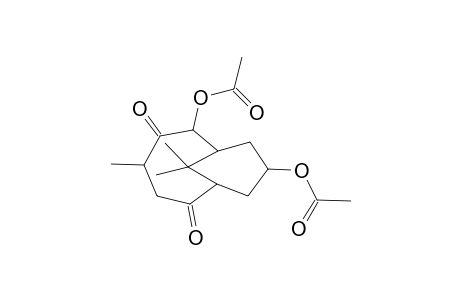 [4,11,11-Trimethylbicyclo[5.3.1)]undecan-2,5-dione-6,9-diyl]diacetate