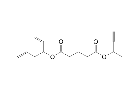 Glutaric acid, hexa-1,5-dien-3-yl but-3-yn-2-yl ester