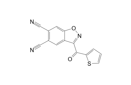 3-(2-Thienylcarbonyl)-1,2-benzoxazole-5,6-dicarbonitrile