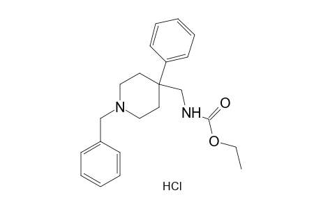 [(1-benzyl-4-phenyl-4-piperidyl)methyl]carbamic acid, ethyl ester, hydrochloride