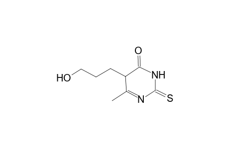 Pyrimidin-4(3H)-one, 2,5-dihydro-5-(3-hydroxypropyl)-6-methyl-2-thioxo-