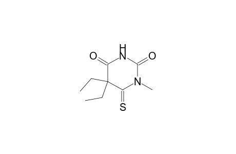 3-Methyl-4-thio-5,5-diethylbarbituric acid
