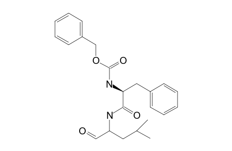 2-[N-(Benzyloxycarbonyl)-(S)-phenylalanylamino]-4-methylpentan-1-al