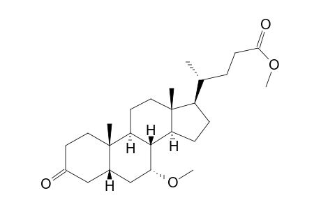 Methyl 7.alpha.-methoxy-3-oxo-5.beta.-cholanoate