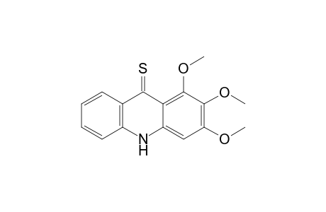 1,2,3-Trimethoxy-9-thioxo-acridine