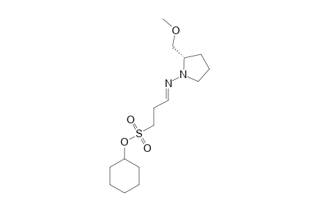 CYCLOHEXYL-(S)-(-)-3-[2-(METHOXYMETHYL)-PYRROLIDIN-1-YLIMINO]-PROPANE-1-SULFONATE