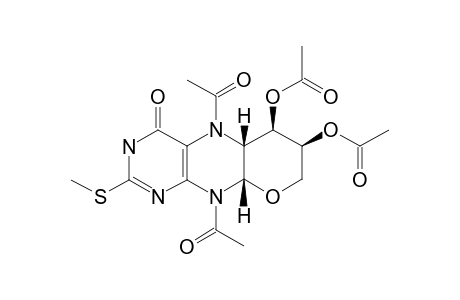 (3S,4R,4AR,10AS)-5,10-DIACETYL-3,4,4A,5,6,7,10,10A-OCTAHYDRO-8-(METHYLTHIO)-6-OXO-2H-PYRANO-[3,2-G]-PTERIDIN-3,4-DIYL-DIACETATE