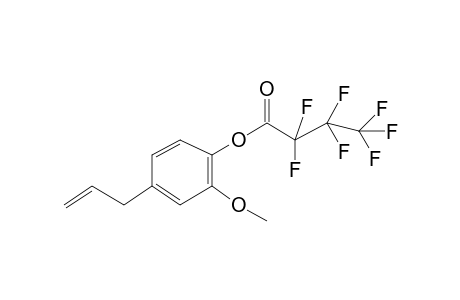 4-Allyl-2-methoxyphenyl 2,2,3,3,4,4,4-heptafluorobutanoate