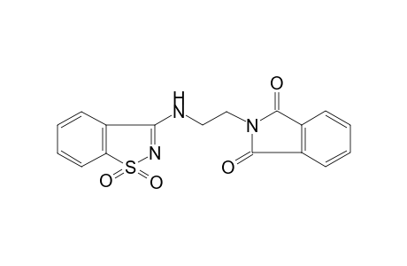 2-(2-[(1,1-Dioxido-1,2-benzisothiazol-3-yl)amino]ethyl)-1H-isoindole-1,3(2H)-dione