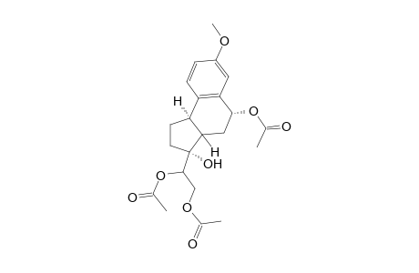 2,3,cis-3A,4,cis-5,Trans-9B-hexahydro-7-methoxy-beta,3,5-trihydroxy-1H-benz[E]indene-3-ethanol, alpha,beta,5-triacetate