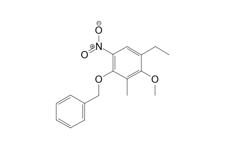 2-Benzyloxy-5-ethyl-4-methoxy-3-methylnitrobenzene