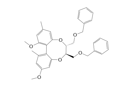 6,7-bis(Benzyloxymethyl)-1,10-dimethoxy-3,12-dimethyl-6,7-dihydrodibenzo[e,g]-[1,4]dioxocin