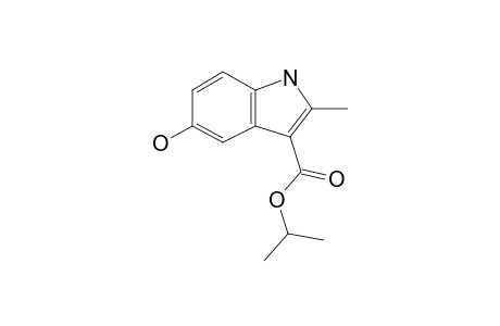 1H-Indole-3-carboxylic acid, 5-hydroxy-2-methyl-, 1-methylethyl ester