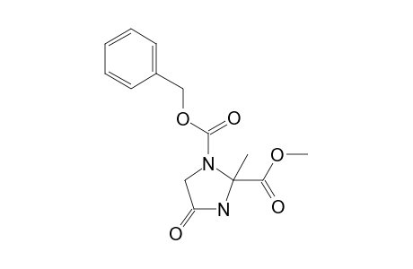 Methyl 1-benzyloxycarbonyl-2-methyl-4-oxoimidazolidin-2-carboxylate