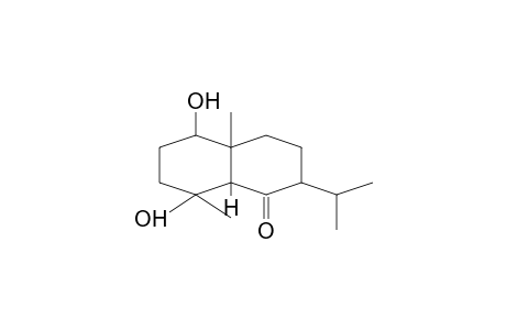 1(2H)-NAPHTALENONE, OCTAHYDRO-5,8-DIHYDROXY-4,8a-DIMETHYL-2-(1-METHYLETHYL)-