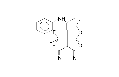 3-(1-ETHOXYCARBONYL-1-TRIFLUOROMETHYL-2,2-DICYANOETHYL)-2-METHYLINDOLE