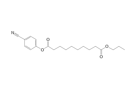 Sebacic acid, 4-cyanophenyl propyl ester