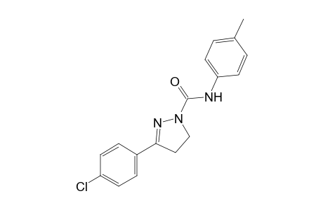 3-(p-chlorophenyl)-2-pyrazoline-1-carboxy-p-toluidide