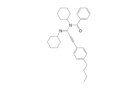 N-(3-(4-butylphenyl)-1-(cyclohexylimino)prop-2-ynyl)-N-cyclohexylbenzamide