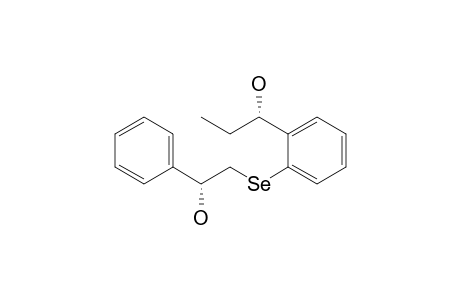 (S)-1-{2-[(R)-(2-Hydroxy-2-phenylethyl)seleno]phenyl}propanol