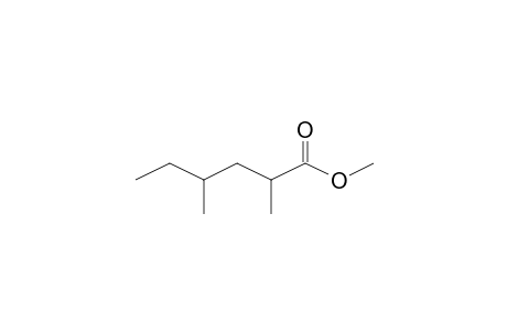 Hexanoic acid, 2,4-dimethyl-, methyl ester, (2DL,4L)-