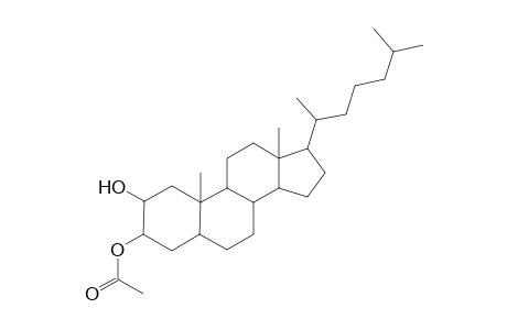 Cholestane-2,3-diol, 3-acetate
