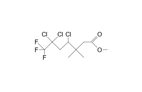 3,3-Dimethyl-4,6,6-trichloro-7,7,7-trifluoro-heptanoic acid, methyl ester