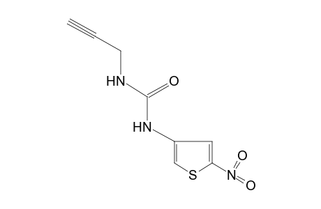 1-(5-nitro-3-thienyl)-3-(2-propynyl)urea