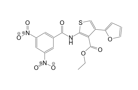 ethyl 2-[(3,5-dinitrobenzoyl)amino]-4-(2-furyl)-3-thiophenecarboxylate