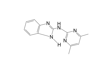 2-[(4,6-dimethyl-2-pyrimidinyl)amino]benzimidazole