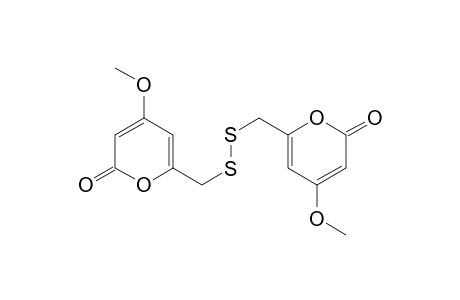 4-Methoxy-6-[[(4-methoxy-6-oxidanylidene-pyran-2-yl)methyldisulfanyl]methyl]pyran-2-one