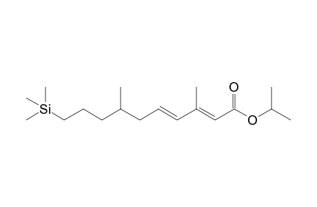 Isopropyl 3,7-dimethyl-10-(trimethylsilyl)-2,4-decadienoate