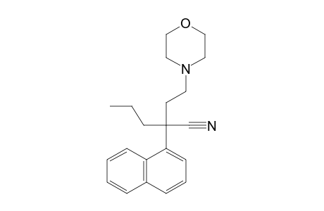 α-(1-naphthyl)-α-propyl-4-morpholinebutyronitrile